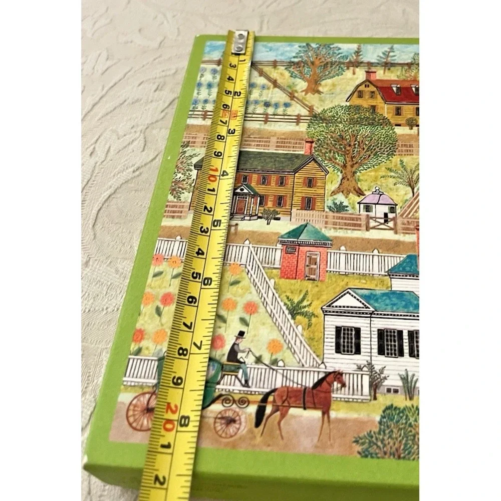 Hallmark Nostalgic Stationary Set NEW Vintage 70s Robert G. Schneeburg Folk Art